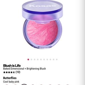Brand new Kosas blush in Butterflies